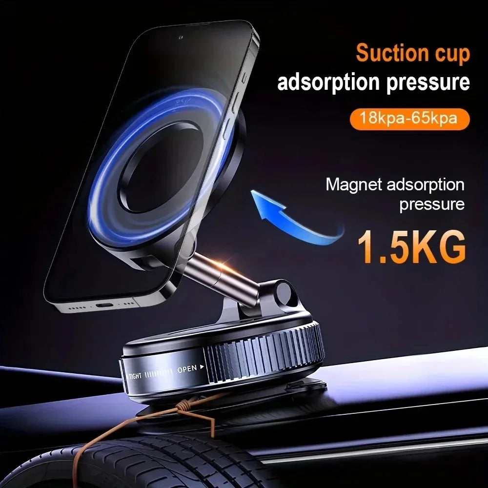 2026 NEW CAR Phone Magnetic Stand Multi-Functional Vacuum Adsorption Stretching And Folding 360° Rotate Navigation Stand